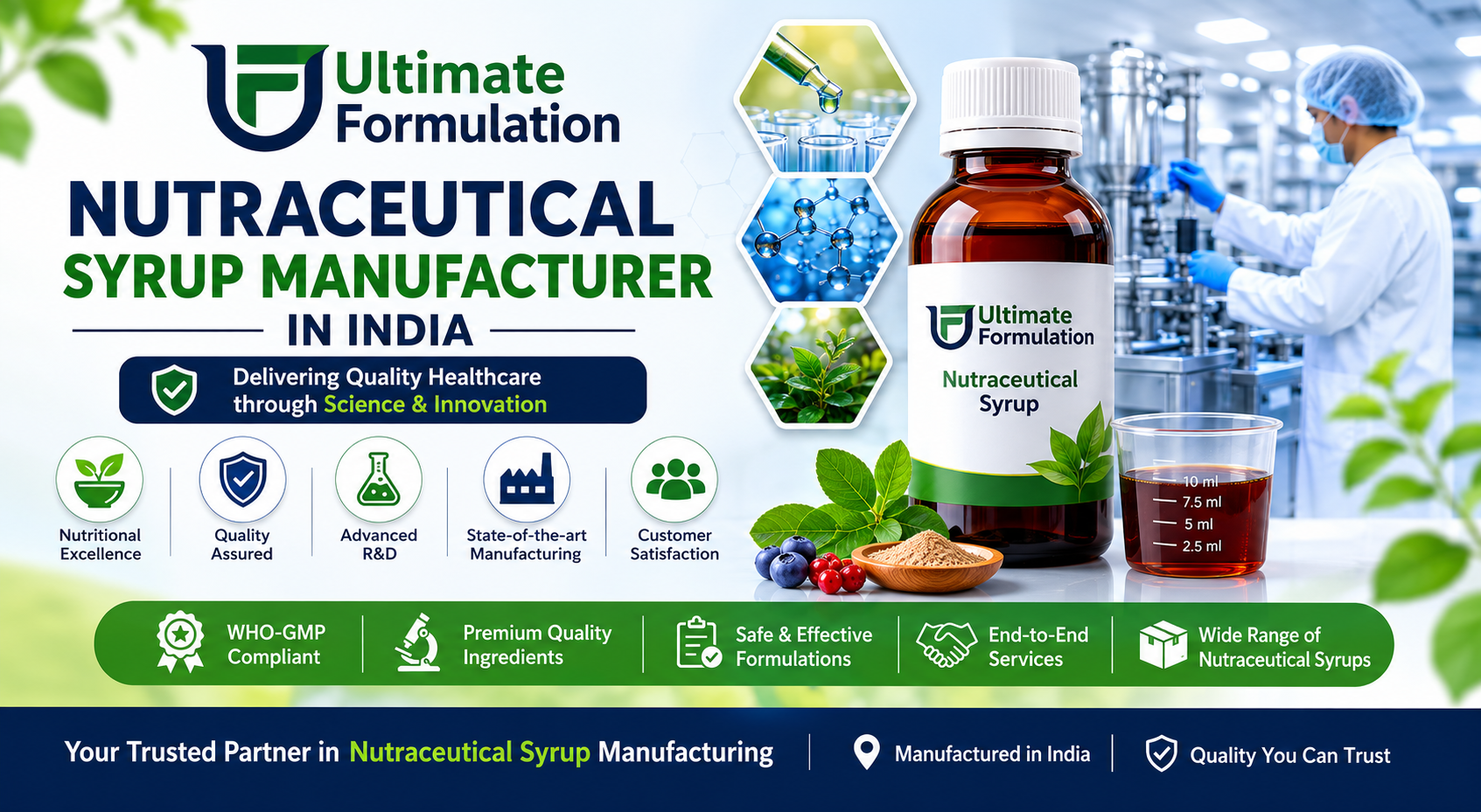 Nutraceutical Syrup Manufacturer in India