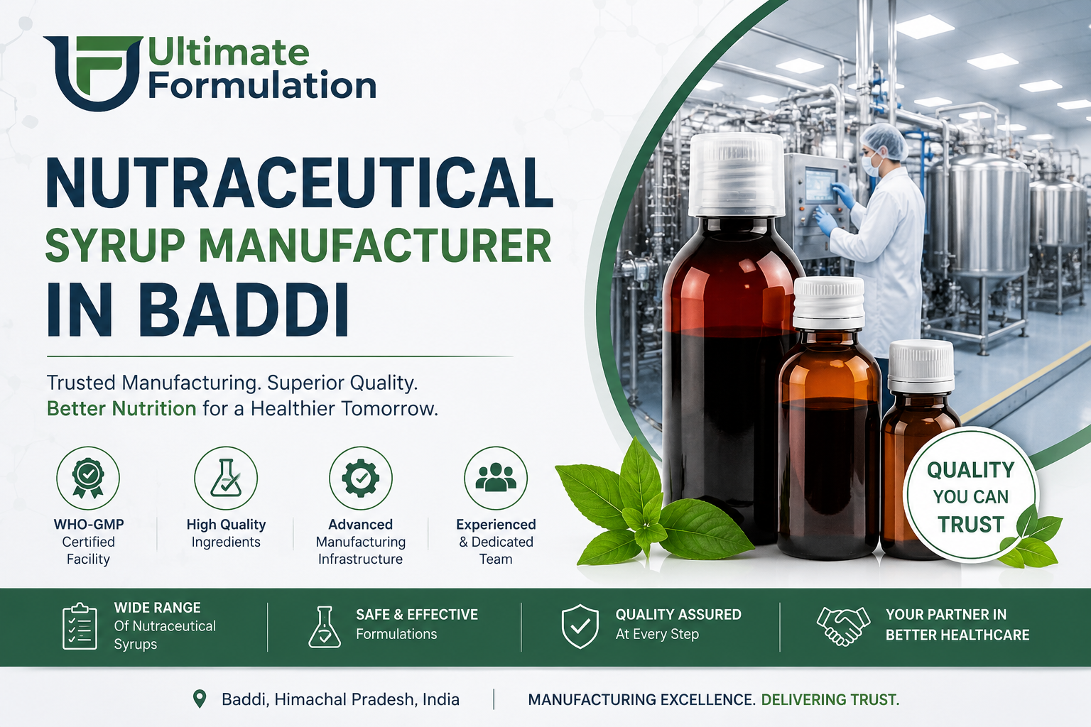 Nutraceutical Syrup Manufacturer Baddi