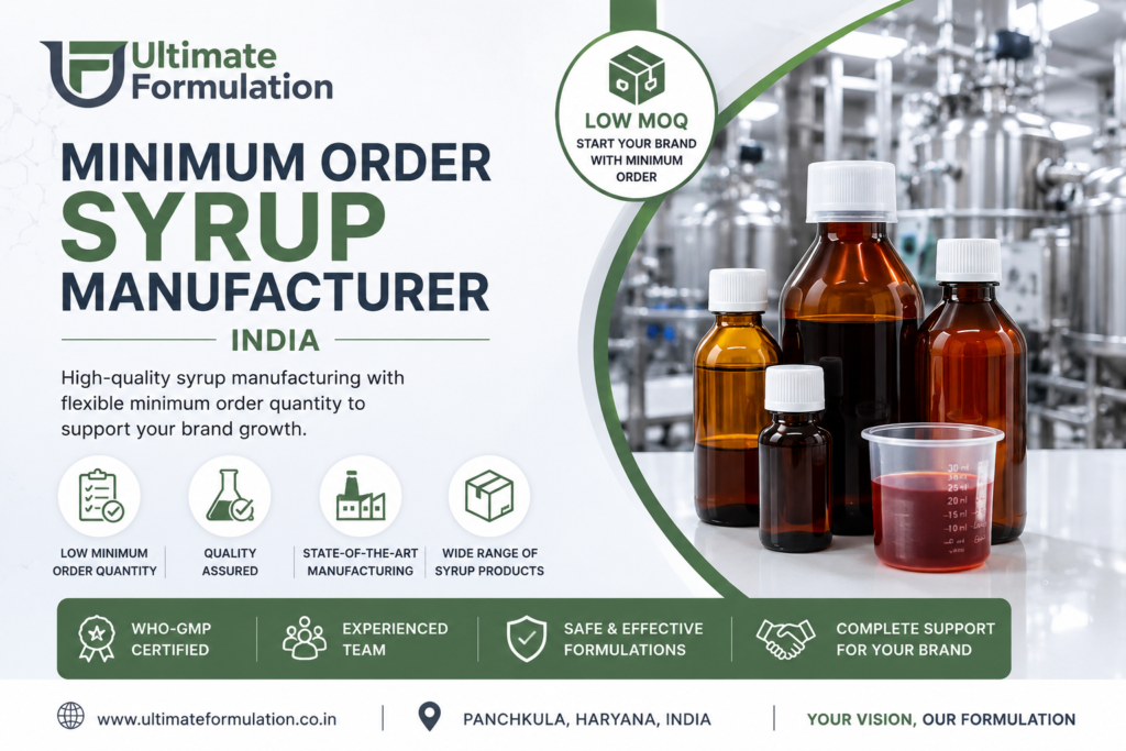 Minimum Order Syrup Manufacturer India